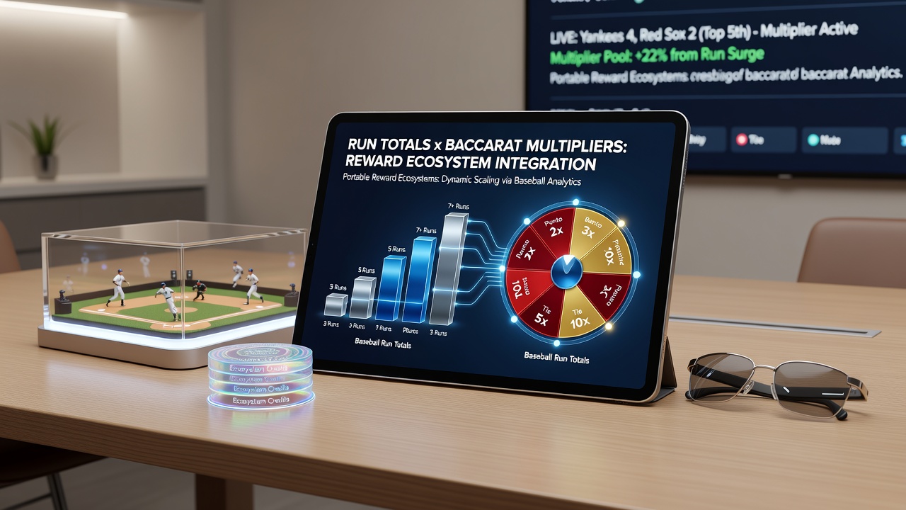 Dashboard view of portable reward ecosystem tracking baseball and baccarat activity together