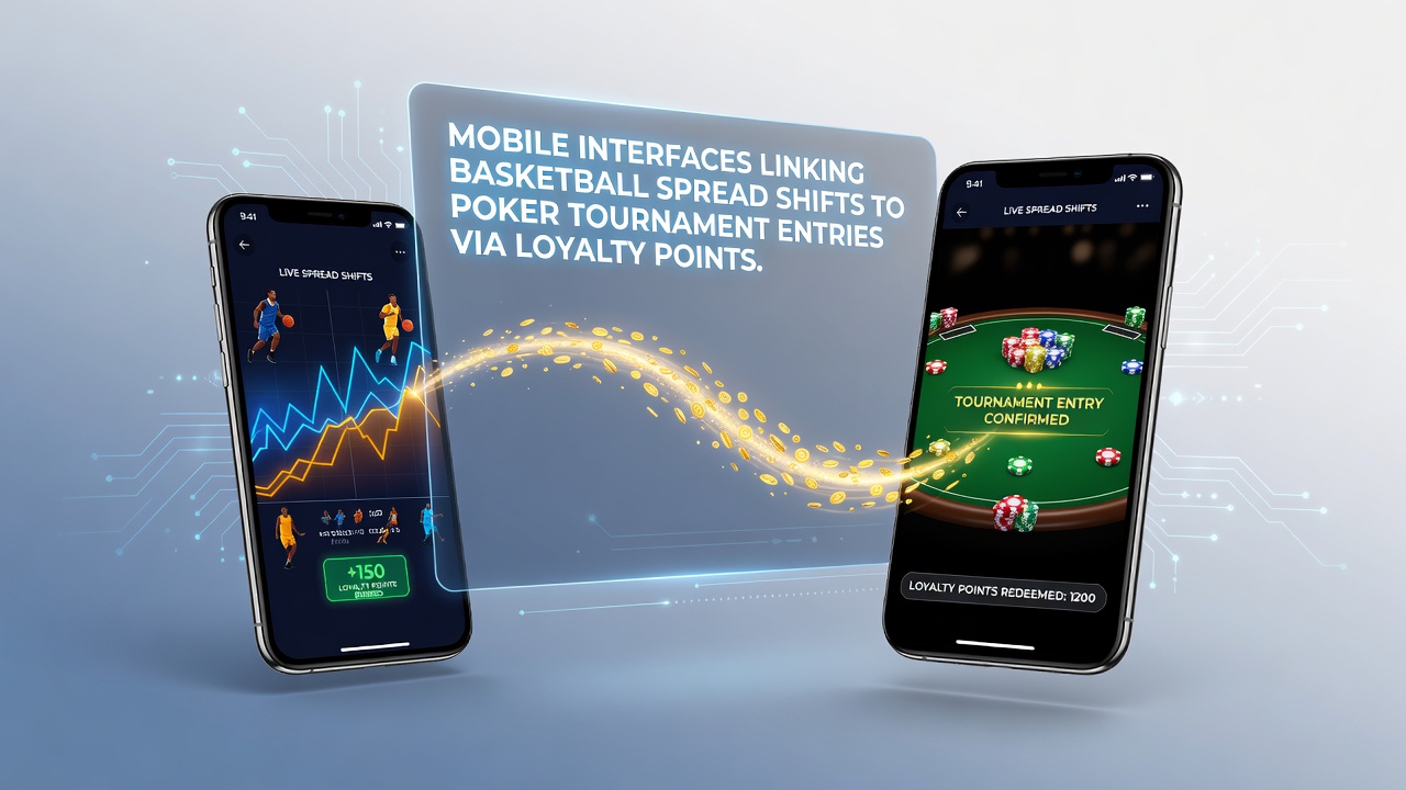 Mobile app screen showing basketball betting odds and loyalty point balance