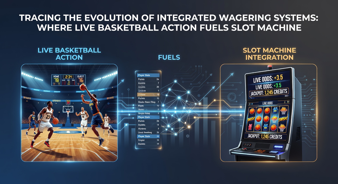 Detailed view of integrated mobile interface displaying live basketball statistics alongside active slot game with bonus triggers