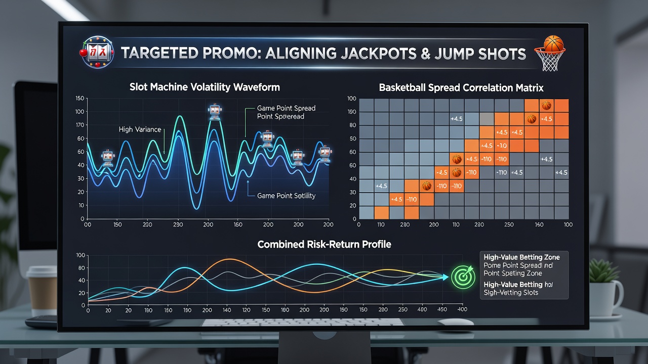 Mobile app interface displaying basketball spread updates activating slot bonus features in real time