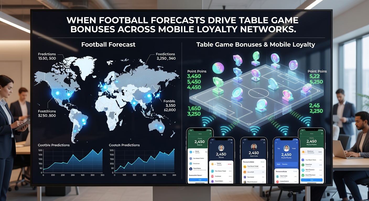 Football forecasts influencing mobile table game bonuses in loyalty networks